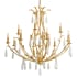 Corbett Lighting Prosecco 12 Light 46" Wide Crystal Chandelier Gold Leaf