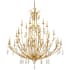Corbett Lighting Prosecco 24 Light 60" Wide Crystal Candle Style Chandelier Gold Leaf