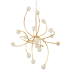 Corbett Lighting Signature 16 Light 56" Wide LED Abstract Chandelier Gold Leaf