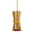 Corbett Lighting Moxy 8" Wide Mini Pendant Gold Leaf