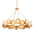 Corbett Lighting Emerald 22 Light 32" Wide Chandelier Vintage Gold Leaf