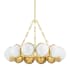Corbett Lighting Althea 43" Wide Chandelier Vintage Polished Brass