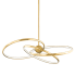 Corbett Lighting Alula 42" Wide Abstract Chandelier Vintage Brass