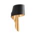 Corbett Lighting Lucia 17" Tall Wall Sconce Vintage Gold Leaf / Soft Black