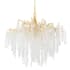 Corbett Lighting Genoa 12 Light 49" Wide Abstract Chandelier Gold Leaf