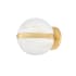 Corbett Lighting Kyomi 8" Tall Wall Sconce Vintage Brass