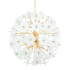 Corbett Lighting Hygea 8 Light 33" Wide Globe Chandelier Gold Leaf