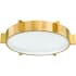 Corbett Lighting Ansonia 14" Wide Flush Mount Drum Ceiling Fixture Vintage Brass