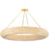 Corbett Lighting Lure 16 Light 50" Wide Ring Chandelier Vintage Gold Leaf