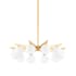 Corbett Lighting Astra 10 Light 30" Wide Chandelier Vintage Brass
