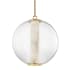 Corbett Lighting Pietra 20" Wide LED Pendant Vintage Brass