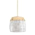 Corbett Lighting Coralie 15" Wide Pendant Vintage Gold Leaf