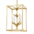 Corbett Lighting Bergamo 4 Light 13" Wide Pendant Vintage Gold Leaf