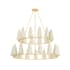 Corbett Lighting Tirana 27 Light 55" Wide Ring Chandelier Vintage Gold Leaf
