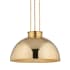 Corbett Lighting Perseus 30" Wide Pendant Vintage Brass