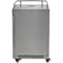 Coyote 24 Inch Wide Built-In / Free Standing Single Tap Kegerator with Heavy Duty Casters Stainless Steel