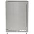 Coyote 24 Inch Wide 5.1 Cu. Ft. Compact Freezerless Refrigerator with LED Lights and Auto Defrost Stainless Steel