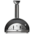 Coyote Duomo 40 Inch Wood Fired Freestanding Pizza Oven with Temperature Gauge and Thermoshift Chimney System Black