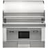 Coyote 28 Inch Wide Pellet Built-In Grill with 3 Burners and Touch Controls Stainless Steel