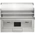 Coyote 36 Inch Wide Pellet Built-In Grill with 3 Burners and Touch Controls Stainless Steel