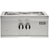 Coyote 24 Inch Wide Liquid Propane Built-In Single Side Burner for BBQ Grill Stainless Steel