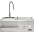 Coyote 30 Inch Refreshment Center with Towel Hook and Bottle Opener Stainless Steel