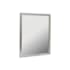CRAFT + MAIN 24" W x 30" H Modern Rectangular Aluminum Framed Bathroom Wall Mirror Brushed Nickel