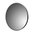 CRAFT + MAIN Reflections 28" Diameter Modern Circular Aluminum Framed Bathroom Wall Mirror Brushed Black