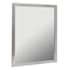 CRAFT + MAIN 30" W x 36" H Modern Rectangular Aluminum Framed Bathroom Wall Mirror Brushed Nickel