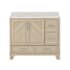 CRAFT + MAIN Ashlow 42" Free Standing Single Basin Vanity Set with Engineered Stone Vanity Top Natural Oak