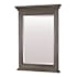 CRAFT + MAIN Brantley 24" W x 32" H Modern Rectangular Wood Framed Bathroom Wall Mirror Distressed Grey