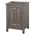CRAFT + MAIN Brantley 24" Single Free Standing Wood Vanity Cabinet Only - Less Vanity Top Distressed Grey