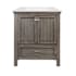 CRAFT + MAIN Brantley 31" Free Standing Single Basin Vanity Set with Cabinet and Fireclay Vanity Top Distressed Gray