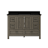 CRAFT + MAIN Brantley 48" Free Standing Single Basin Vanity Set with Cabinet and Quartz Vanity Top Distressed Grey