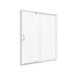 CRAFT + MAIN Cove 69" High x 48" Wide Pivot Semi Frameless Shower Door with Clear Glass Brushed Nickel