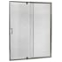 CRAFT + MAIN Cove 69" High x 48" Wide Sliding Framed Shower Door with 1/4" Rain Glass Brushed Nickel