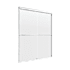 CRAFT + MAIN Cove 72" High x 44" Wide Sliding Framed Shower Door with 1/4" Clear Glass Silver