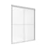 CRAFT + MAIN Cove 72" High x 60" Wide Sliding Frameless Shower Door with Tempered Glass Brushed Nickel