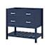 CRAFT + MAIN Lawson 36" Single Free Standing Vanity Cabinet Only – Less Vanity Top Aegean Blue