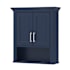 CRAFT + MAIN Lawson 28" Wood Wall Mounted Bathroom Cabinet Aegean Blue
