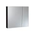 CRAFT + MAIN 30" Double Door Mirrored Medicine Cabinet with Slow Close Hinges Black