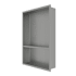 CRAFT + MAIN 22-11/16" H x 15-3/16" W Stainless Steel Shower Wall Niche with Shelf Brushed Stainless