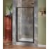 CRAFT + MAIN Tides 65" High x 29" Wide Hinged Framed Shower Door with 3/16" Clear Glass Oil Rubbed Bronze