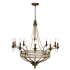 Chandelier Shown When Lit