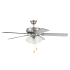 Craftmade Decorator's Choice 52" 5 Blade Indoor LED Ceiling Fan Brushed Polished Nickel