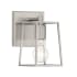Craftmade Dunn 8" Tall Bathroom Sconce Brushed Polished Nickel