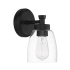 Craftmade Henning 9" Tall Bathroom Sconce Flat Black