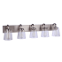 Craftmade Elsa 5 Light 40" Wide Vanity Light Brushed Polished Nickel