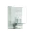 Craftmade McClane 8" Tall Bathroom Sconce Brushed Polished Nickel