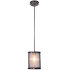 Craftmade Danbury 1 Light Cylinder Indoor Pendant - 8 Inches Wide Matte Black